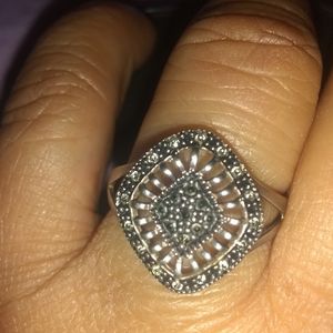 🤗😘GLAMOROUS!/ DIAMOND SHAPE RING SZ,10😘😍